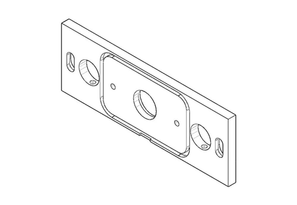 DORNBRACHT Halter ERSATZTEILE 091720195 157 x 5 5x 7 mm, 09172019590 Galeriebild 1
